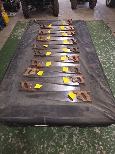 Vintage hand saw lot - hand,