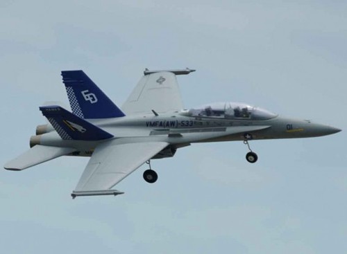 Twin 40mm edf - f-18, jet