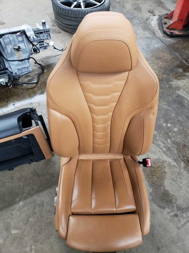 M850i front seat cognac - seat,
