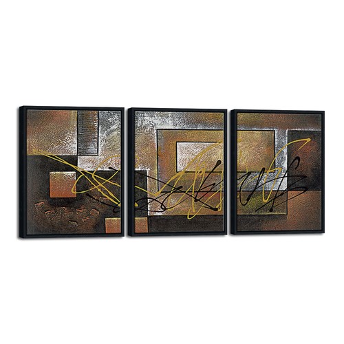 Framed canvas print - print, painting