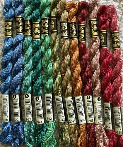 Dmc perle cotton 12 - 12, skeins