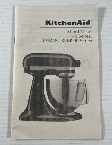 Kitchenaid owners manual - owners,
