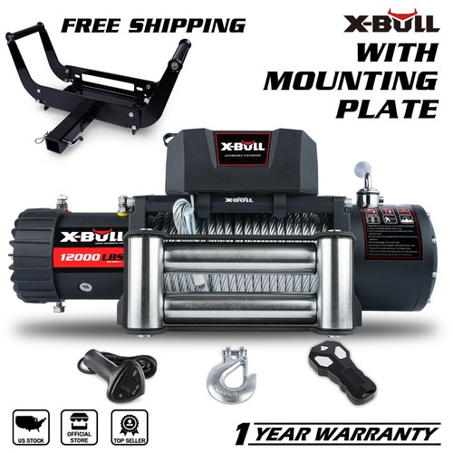 Bull winch with mounting - x-bull,