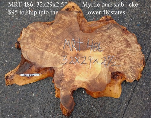Myrtle burl slab desk diy - burl,