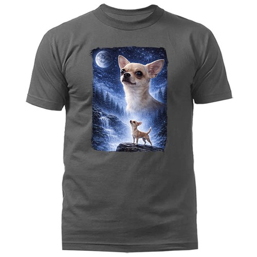 Chihuahua howling moon - chihuahua, at