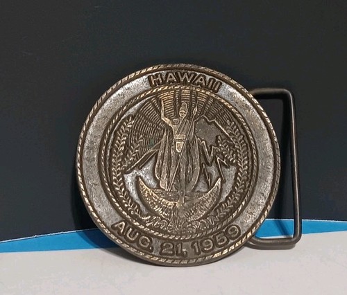 Vtg hawaii 1959 seal brass - 1959,