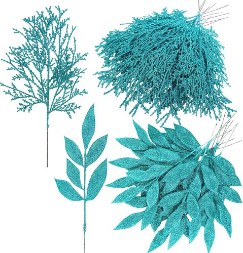 Pcs christmas teal blue - christmas,