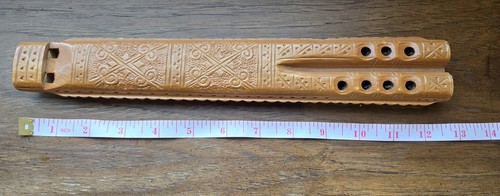 Vintage wooden kaval balkan - wooden,