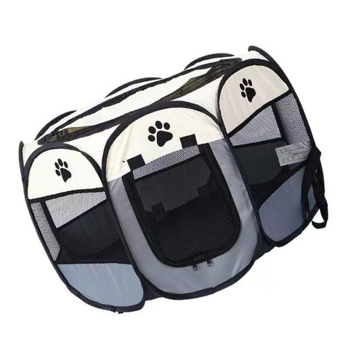 Portable soft dog crate - portable,