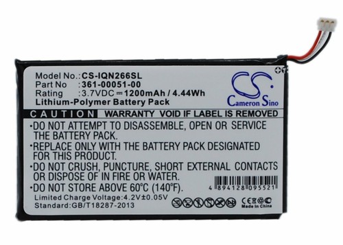 1200mah batteryfor garmin - batteryfor, nuvi