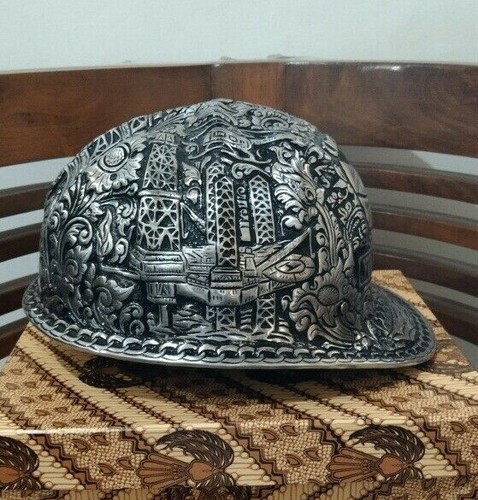 Engraved alumunium hard hat - hard,