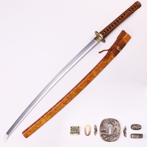 Handmade katana t10 steel - t10,