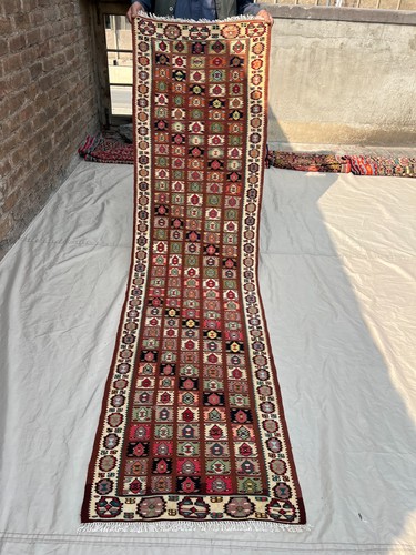 Vintage afghan kilim - afghan, runner
