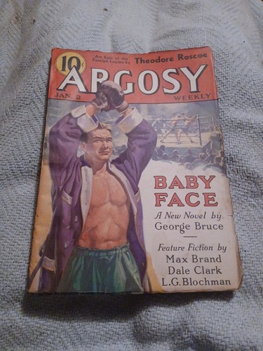 January argosy pulp magazine - january,