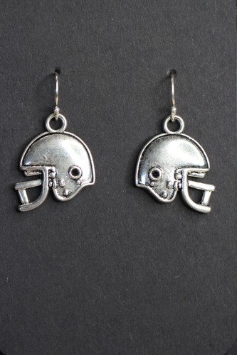 Helmet charm earrings 925 - charm,