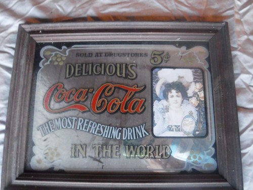 Coca cola bar mirror - coca,