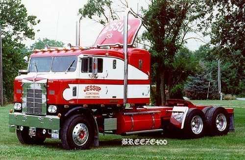 Antique semi tractor custom - antique,