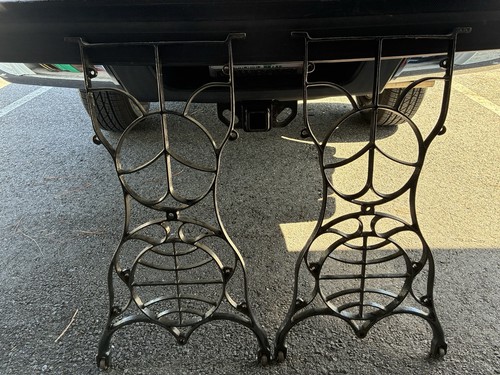 Antique cast iron treadle - antique,