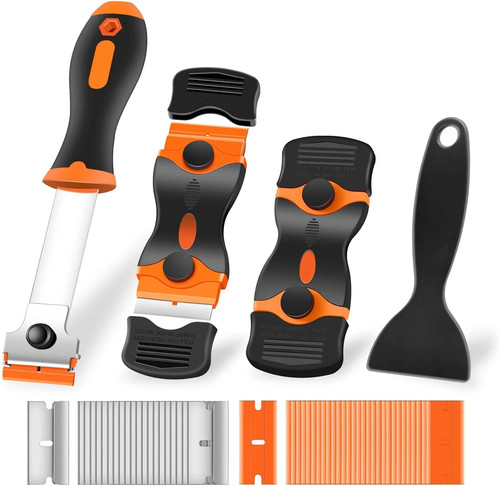 Pack razor blade scraper - 4,