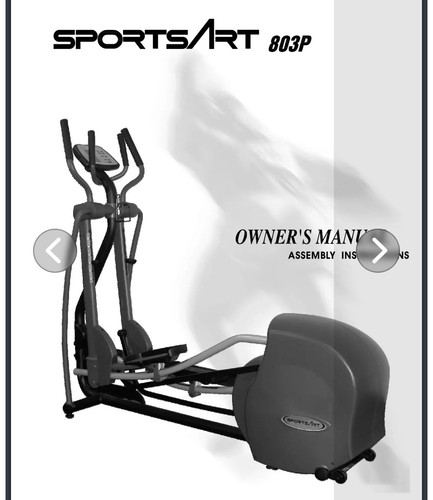 Elliptical machine sportsart - -,