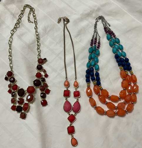 Costume necklaces jewelry lot - costume,