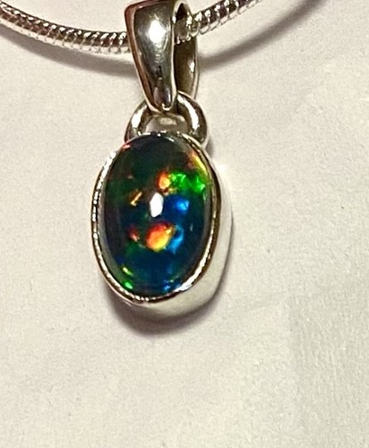 Natural chalama black opal - chalama,
