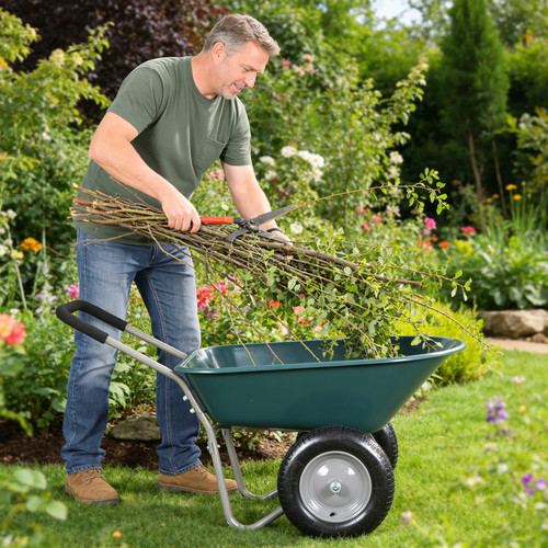 Steel tray wheel barrow - tray,