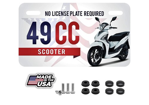 Usa patriotic 49cc license - patriotic,