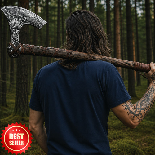 Handmade viking axe bearded - handmade,