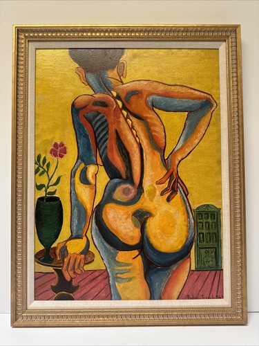Mid century painting french - century,