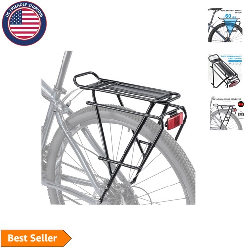 Durable rear bike - bike, rack