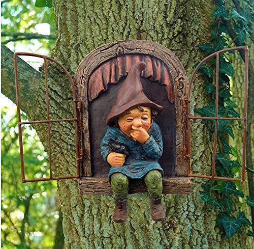 Garden gnome statue elf - gnome,