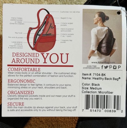 Ameribag healthy back bag - ameribag,
