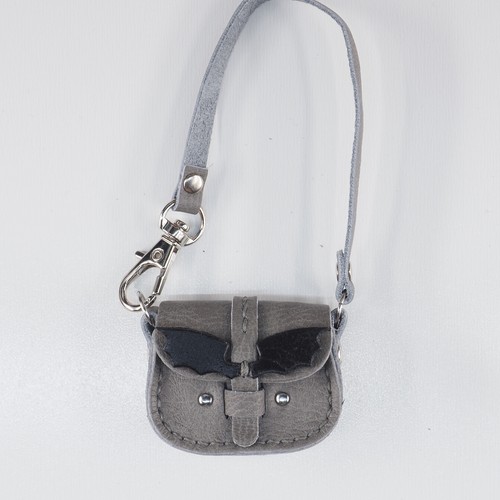 Handmade mini leather purse - handmade,