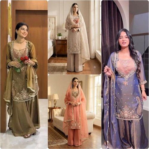 Punjabi sharara plazzo kurti - sharara,