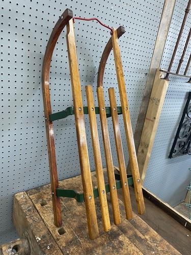 Vintage german wooden snow - german,