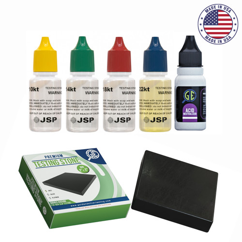 Gold testing kit - kit, 10k