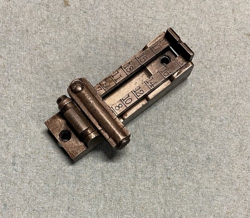 Krag jorgensen 1892 rear sight - 1892,
