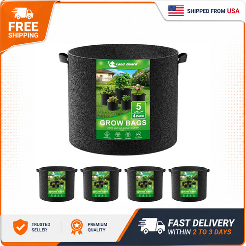 Gallon fabric grow - bags, 4