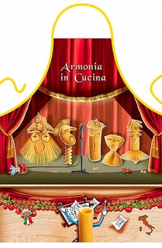 Italian pasta apron kitchen - apron,