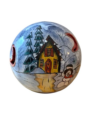 Talavera garden sphere globe - garden,