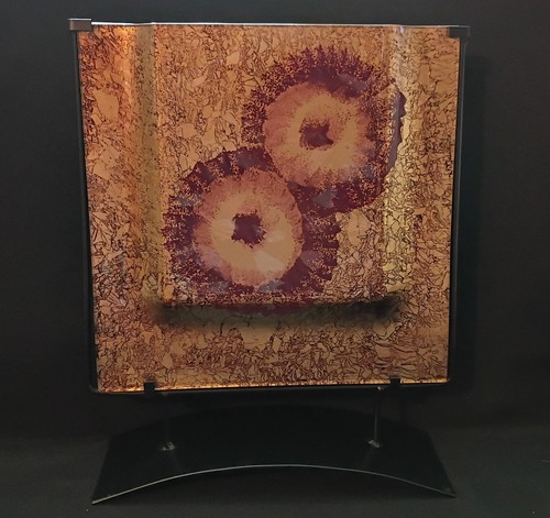 Jasmine art fused - fused, glass
