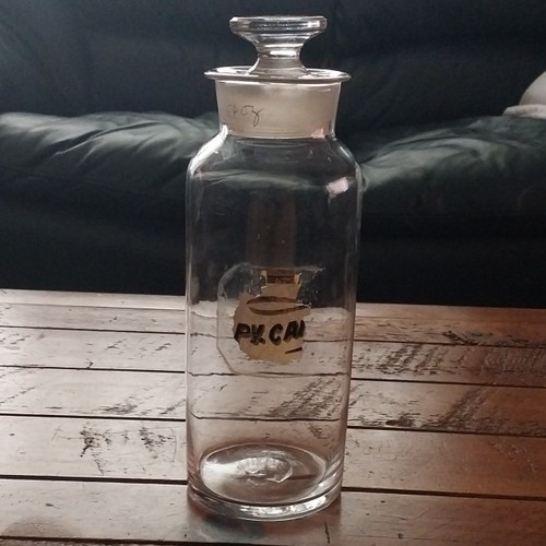 Apothecary jar stopper - jar, w/