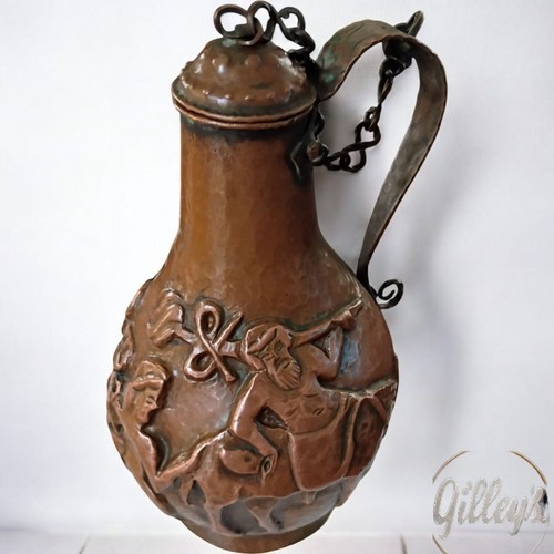 Antique copper wine - wine, water