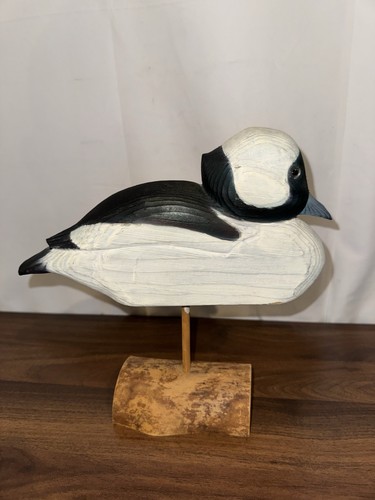 Vintage bufflehead duck - vintage, hand