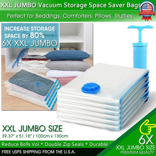 Xxl jumbo vacuum storage - jumbo, bags
