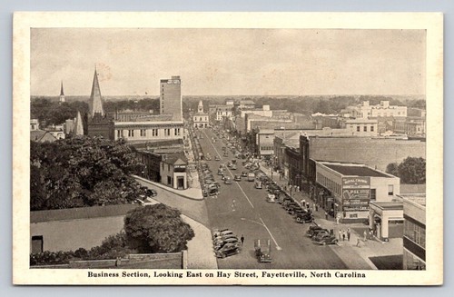 Business section looking east - section,