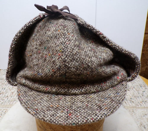 Vintage tweed deerstalker wool - tweed,
