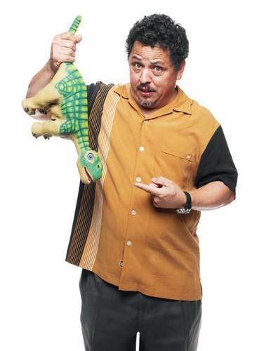 Caleb chung with pleo - chung,