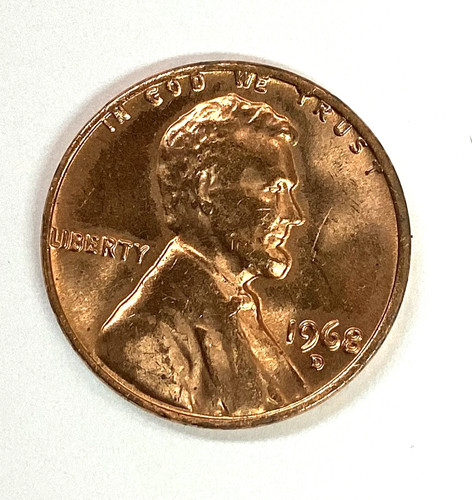 1968 lincoln cent - 1968-d,